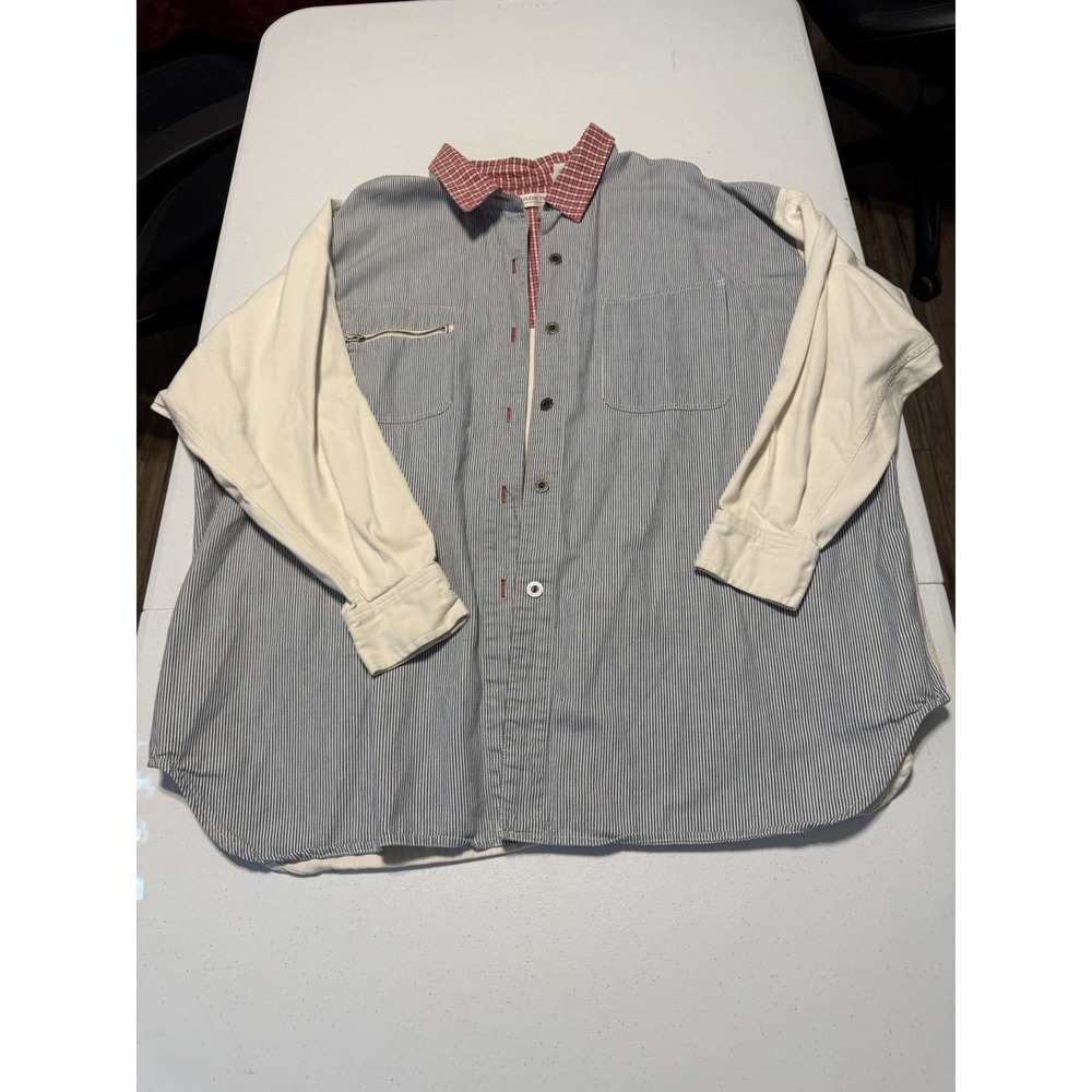 Elizabeth Liz Claiborne women's blouse hundred percent cotton size 2